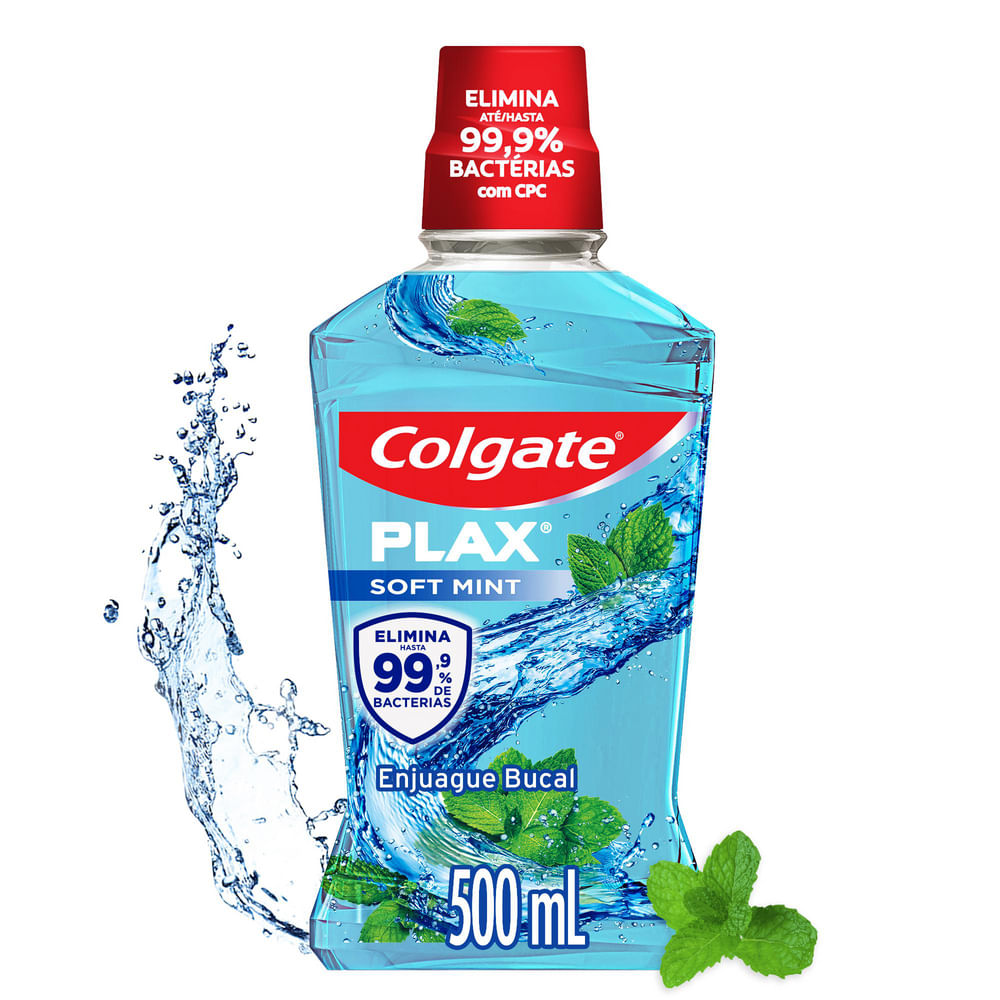 ENJ. BUCAL COLGATE PLAX SOFT MINT 500ML
