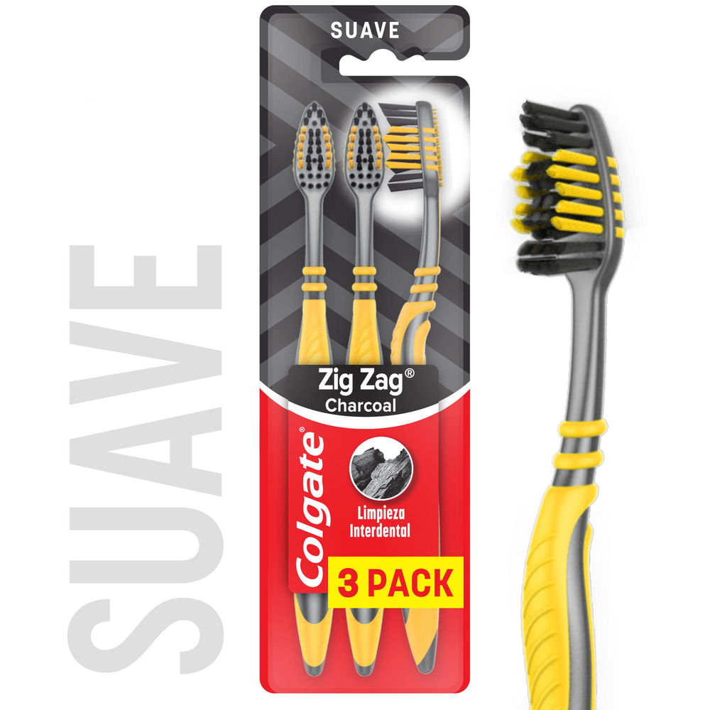 CEPILLO DTL. COLGATE ZIG ZAG CARBON *3