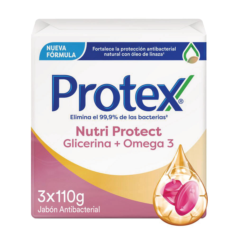 JABON PROTEX NUTRI OMEGA3 3X110G