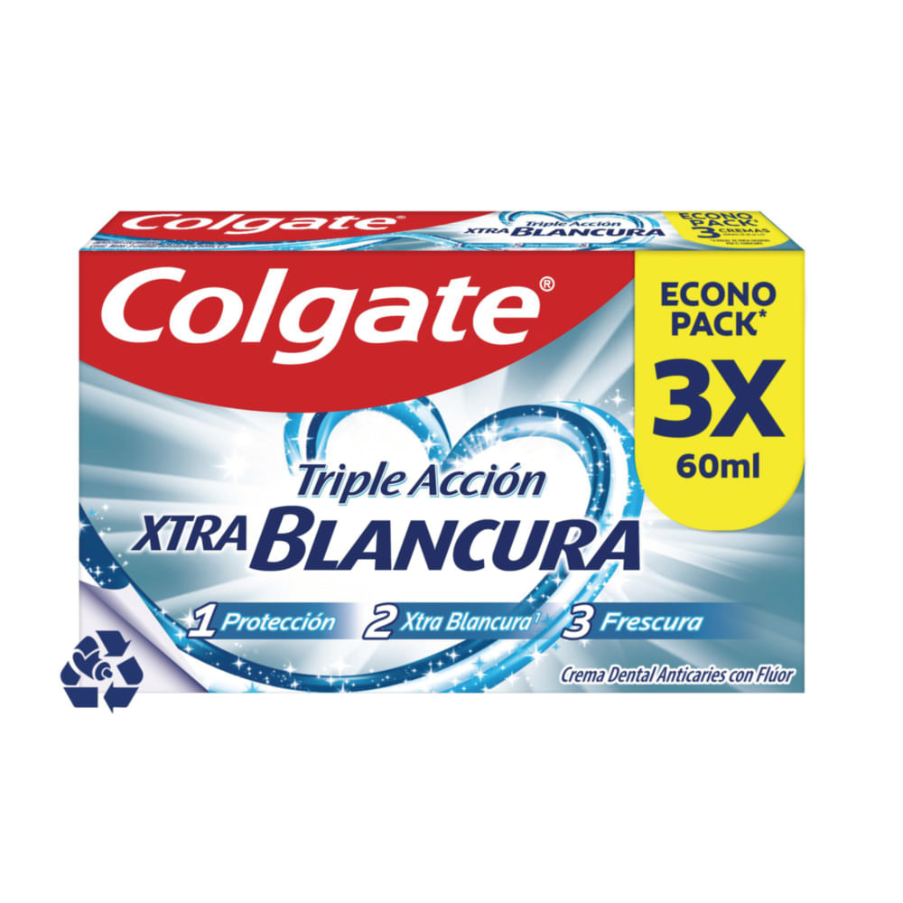 CREMA DENTAL COLGATE TRIPLE ACCION 3*60M