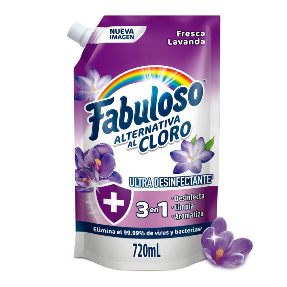LIMPIA PISOS FABULOSO LAVANDA 720ML