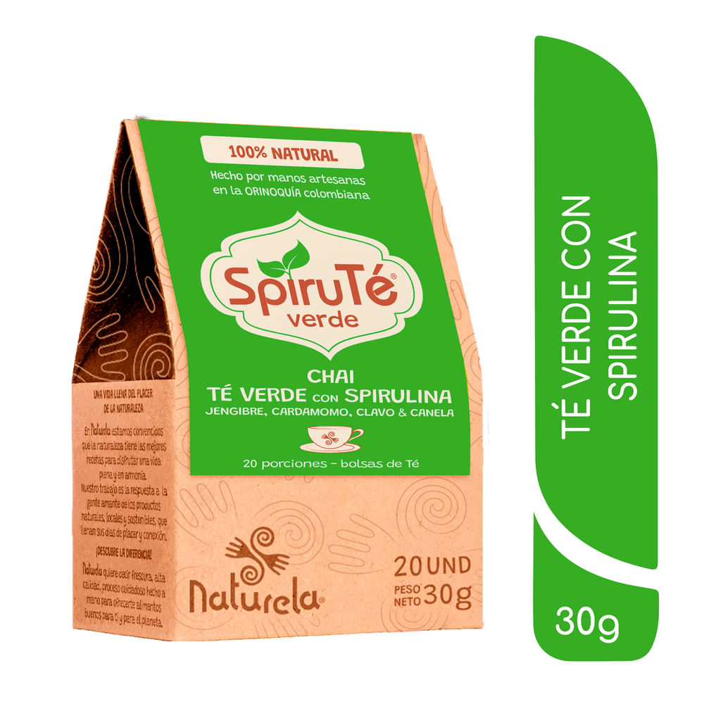 TE SPIRUTE VERDE NATURELA*30G