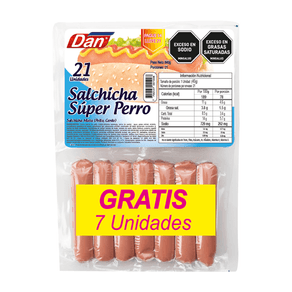 SALCHICHA SUP PERRO DAN *840GR+GTS 7UND