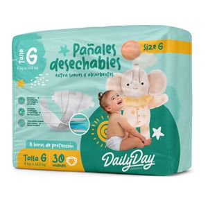Pañales Desechab Dailyday Talla G*30Unds