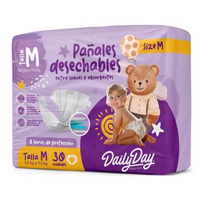Pañales Desechab Dailyday Talla M*30Unds