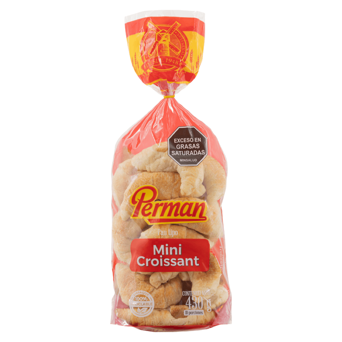 MINICROISSANT PERMAN SIN AJON x 430gr