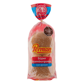 SUPER HAMBURGUESA AJONJOLI x 4