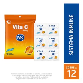 VITAMINA C MK x 500GR NARANJA