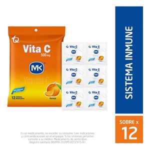 VITAMINA C MK x 500GR NARANJA