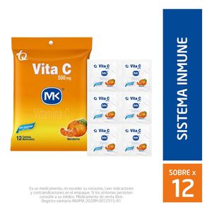 VITAMINA C MK x 500GR MANDARINA