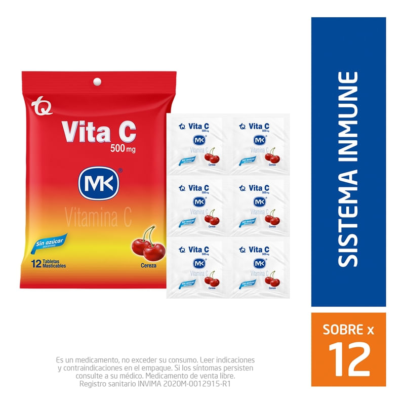 VITAMINA C MK x 500GR CEREZA