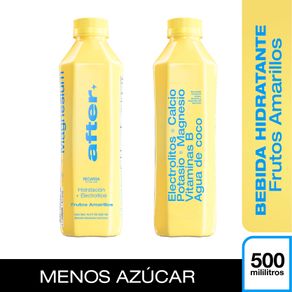 AFTER BEBIDA HIDRATA FRUT AMARILL *500ML