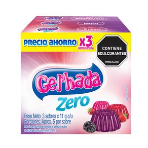 GELATINA GELHADA ZERO*3S(FRAM/MORA/FRES)