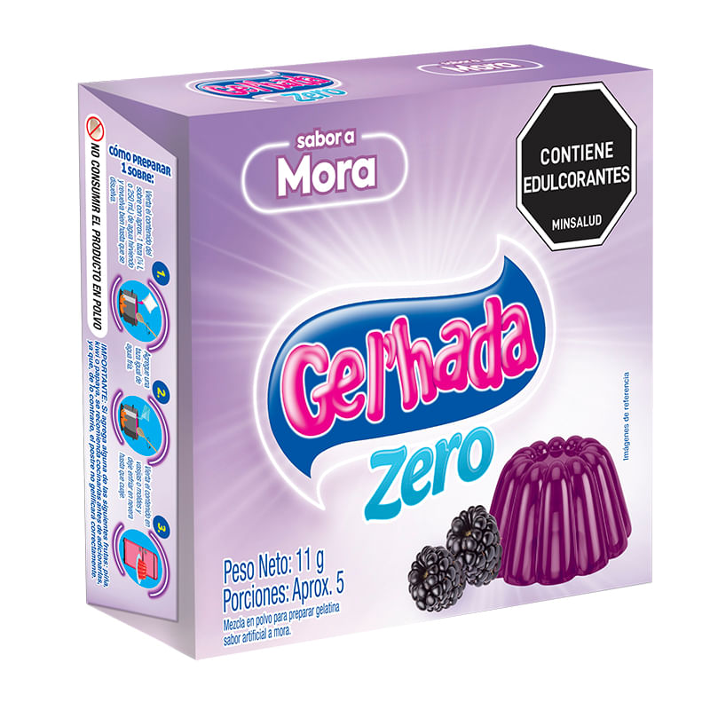 GELATINA MORA GELHADA ZERO*11GR