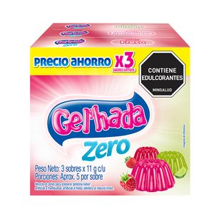 Gelatina Gelhada*11G*3Und Zero Fre/Lim/F