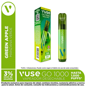 Vuse Go 1000 Puff Sour Apple 3