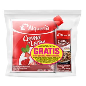 Crema*400 gr+Gratis Crema Culinaria*50 gr