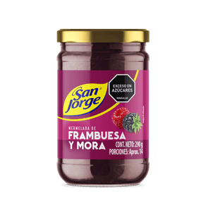 MERMELADA DE FRAMBUESA Y MORA S/J*290GR