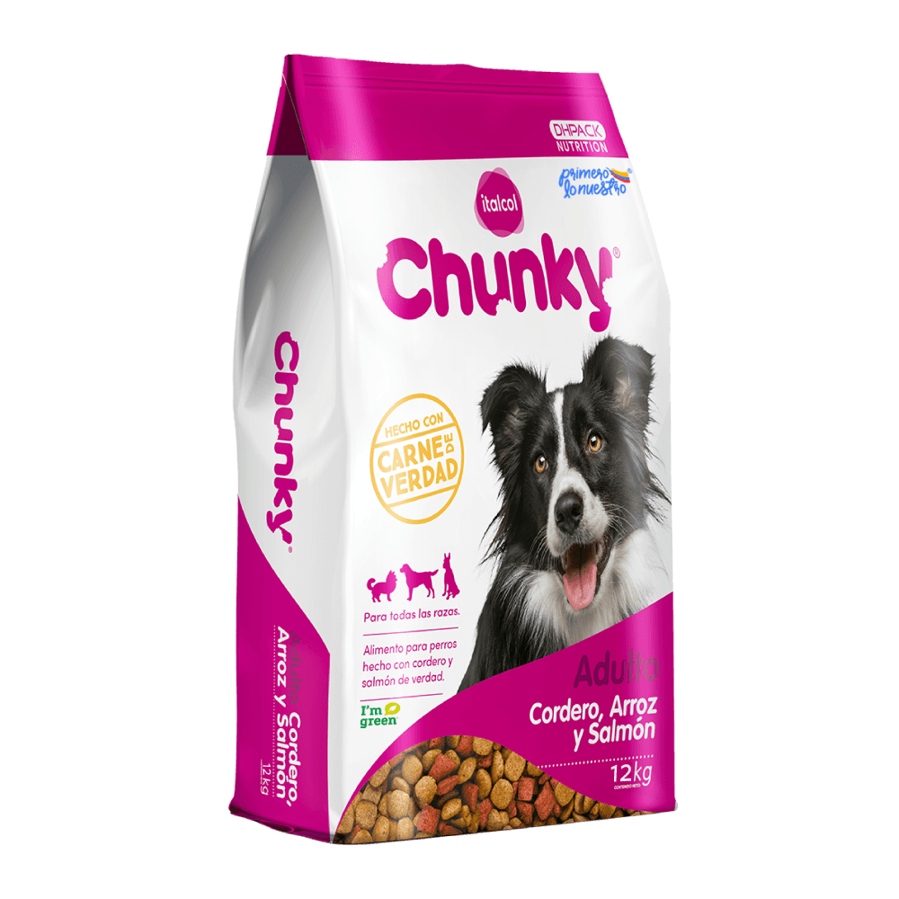 ALIM CHUNKY CORDERO ARROZ Y SALMON*12KG