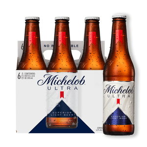 CERVEZA MICHELOB ULTRA 6 UND x 355ML