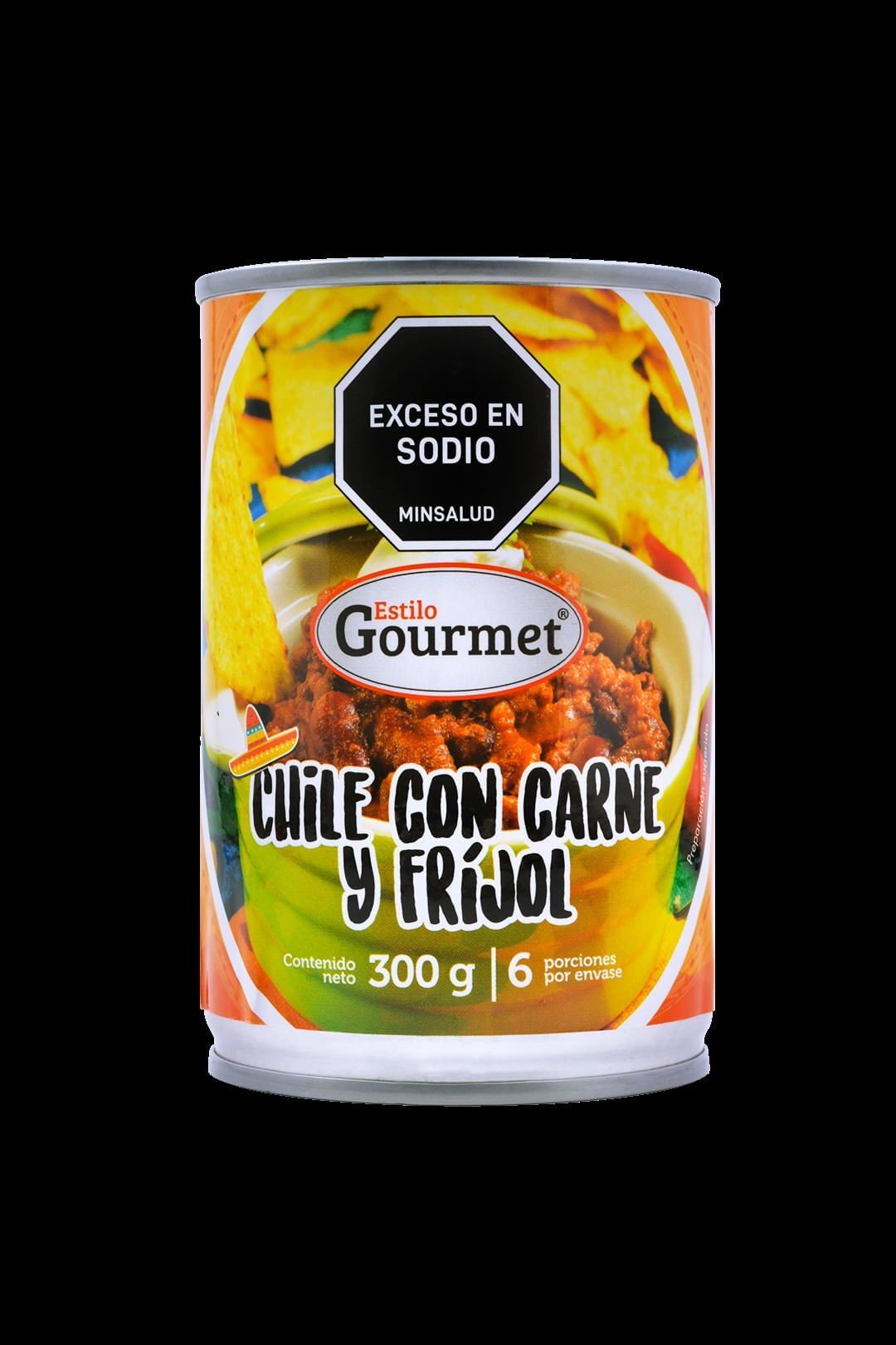 CHILE CON CARNE Y FRIJOL E-GOURMET*300GR