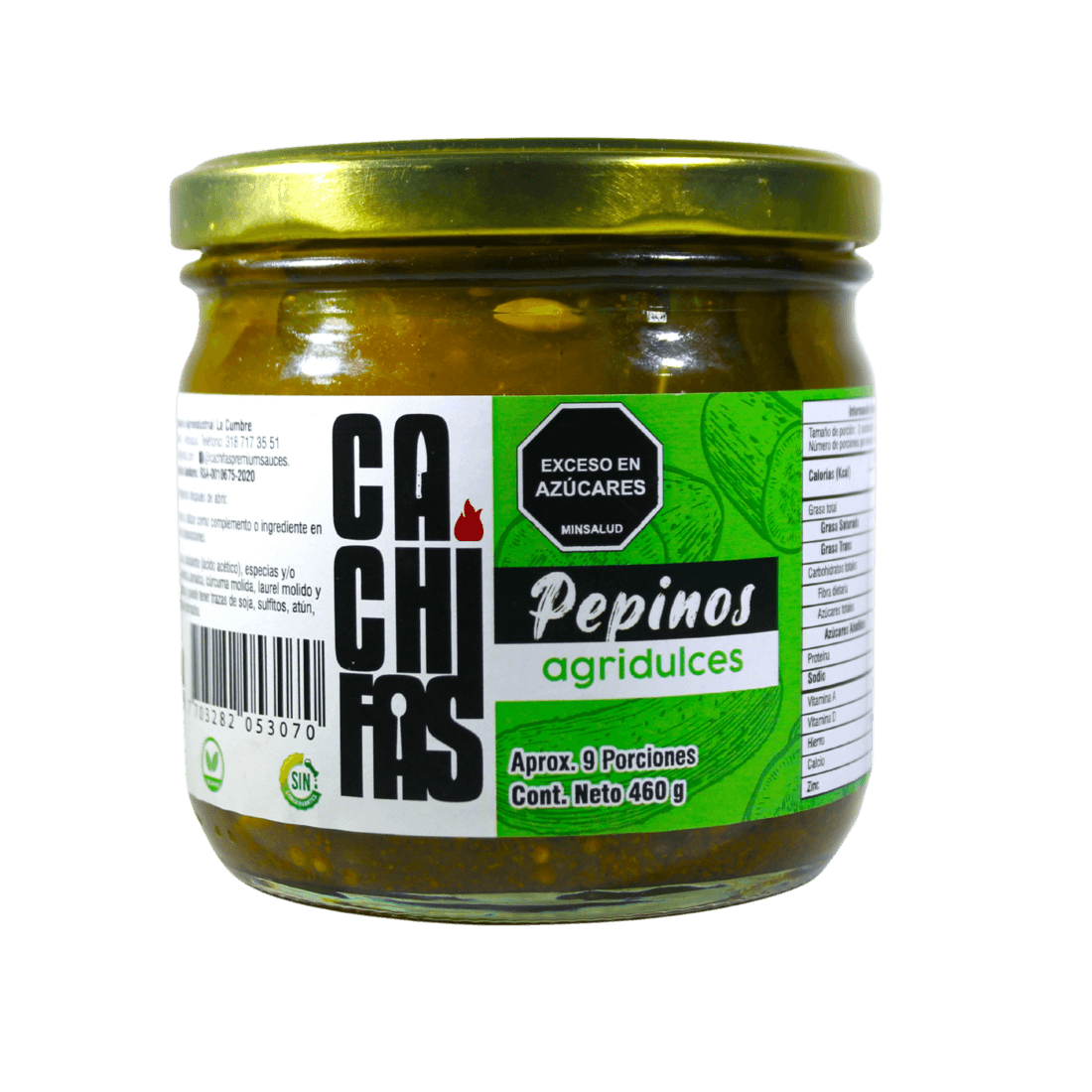 PEPINOS AGRIDULCES CACHIFAS*460GR