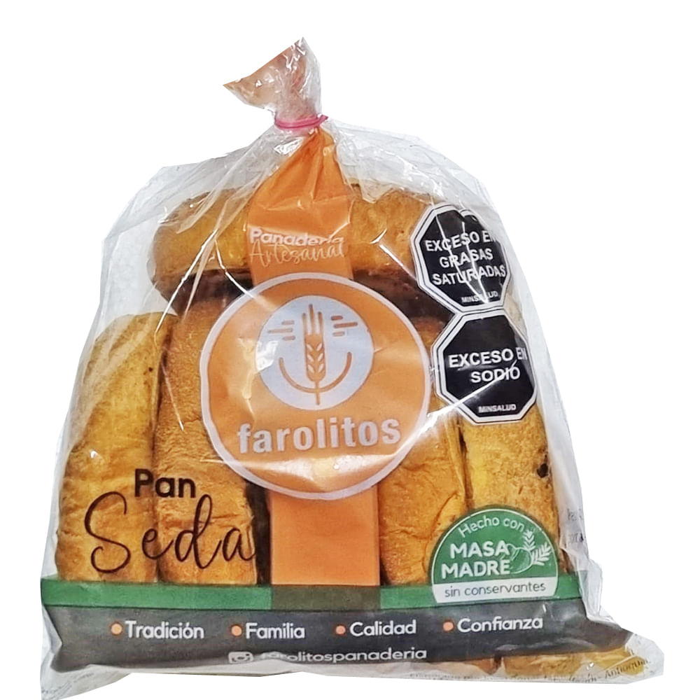 PAN SEDA CON MASA MADRE FAROLITOS*420GR