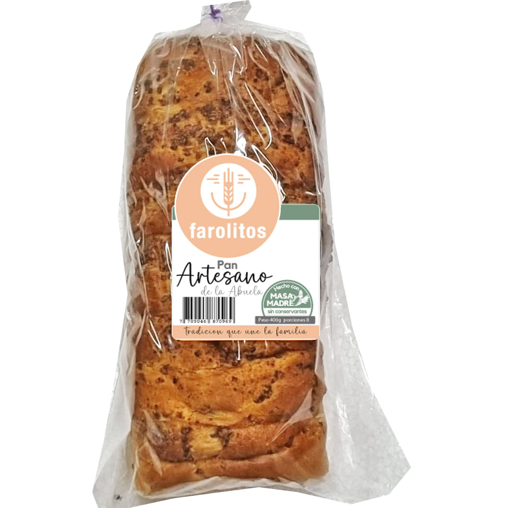 PAN ARTESANO DE LA ABUELA FAROLITO*400GR