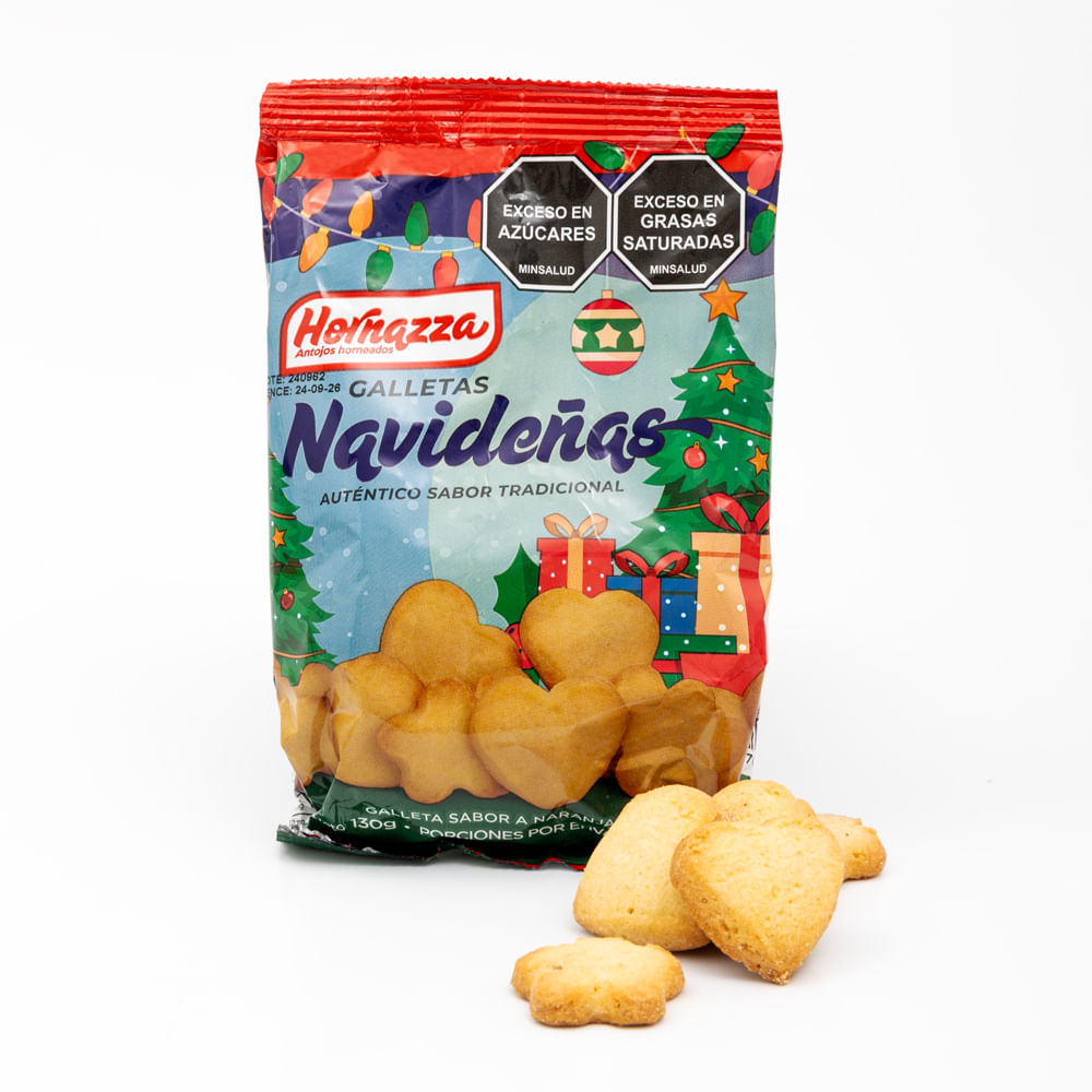 GALLETA NAVIDENA HORNAZZA BOLSA*130GR