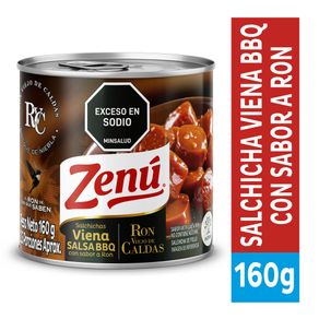 SALCHICHA VIENA ZENU BBQ RON*160GR