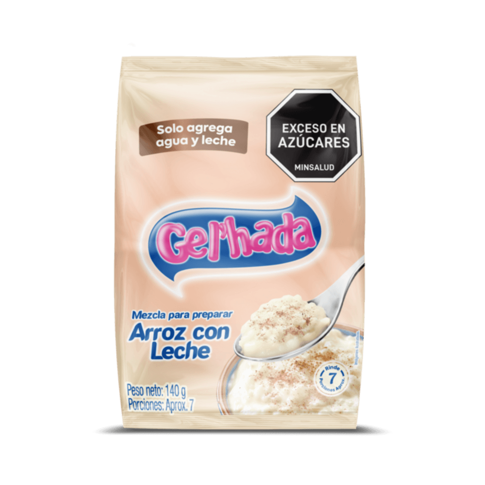 MEZCLA ARROZ CON LECHE GELHADA*140GR