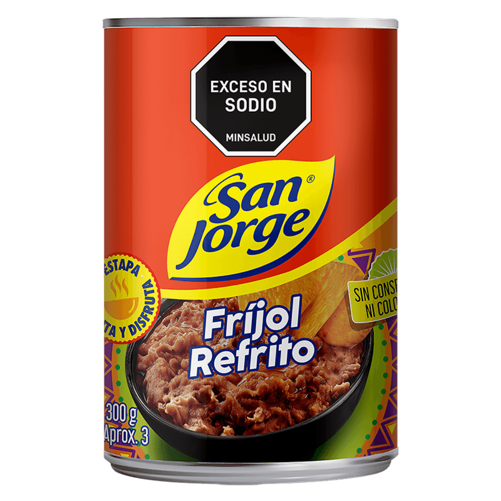 FRIJOL REFRITO SAN JORGE*300GR