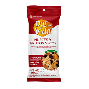 NUECES Y FRUTOS SECOS DAR VIDA*35GR