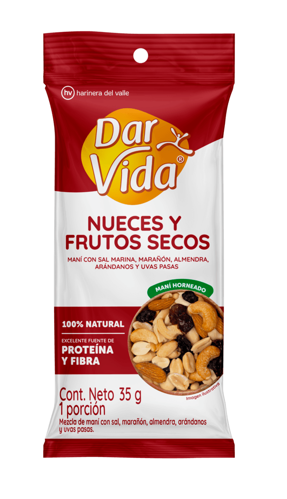 NUECES Y FRUTOS SECOS DAR VIDA*35GR
