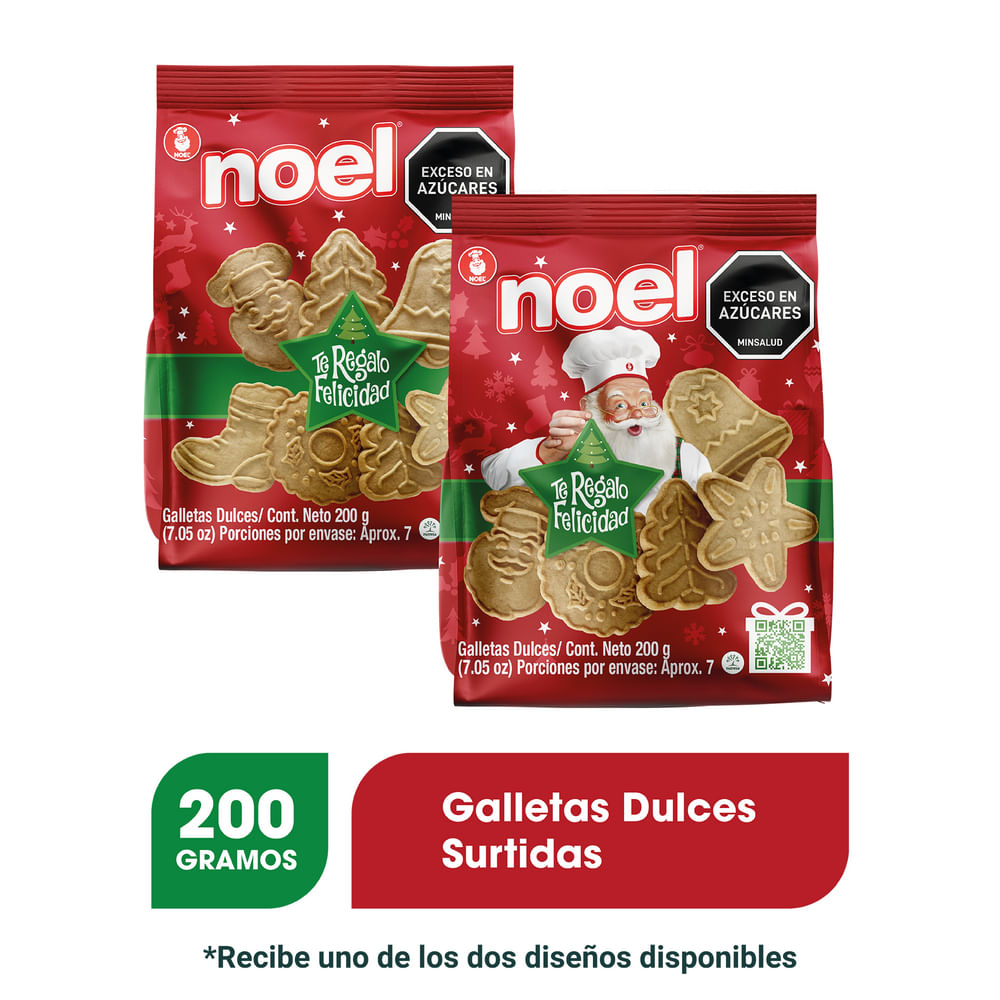 GALLETAS NAVIDAD NOEL BOLSA *200GR