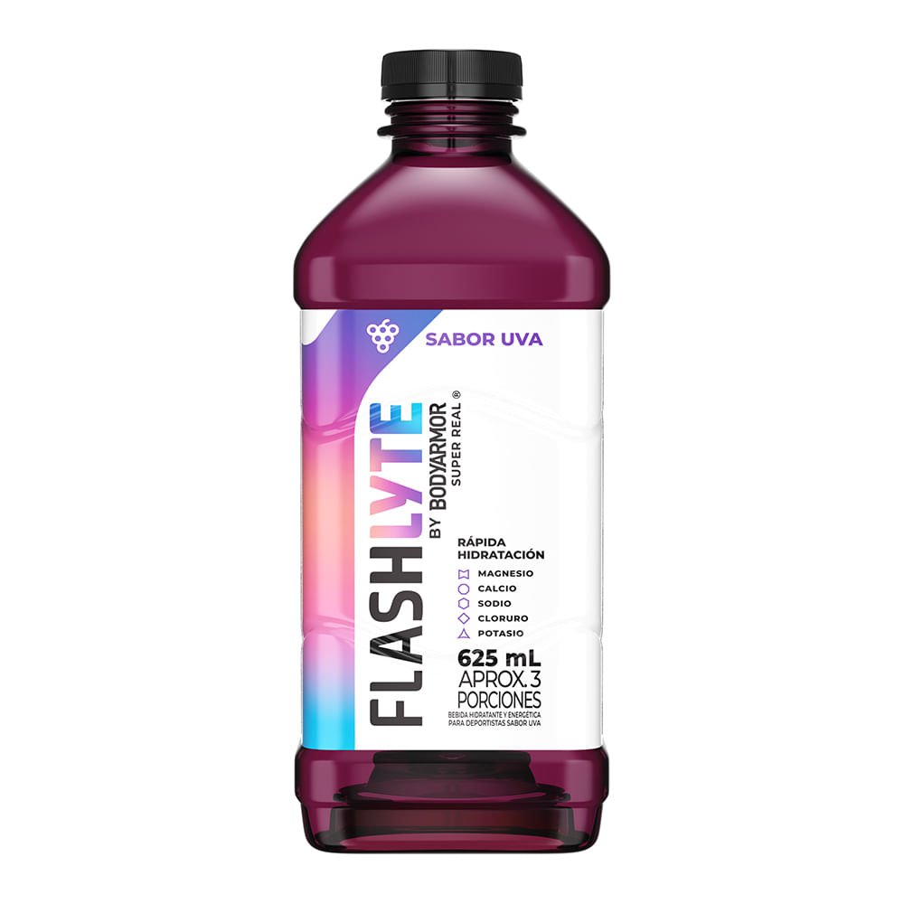 BEBIDA HIDRAT FLASHLYTE UVA*625ML
