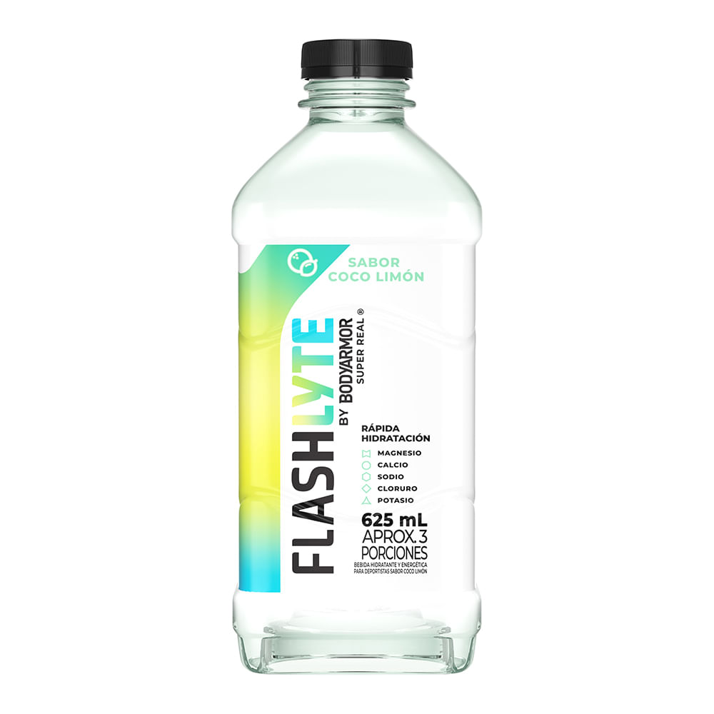 BEBIDA HIDRAT FLASHLYTE COCO LIMON*625ML