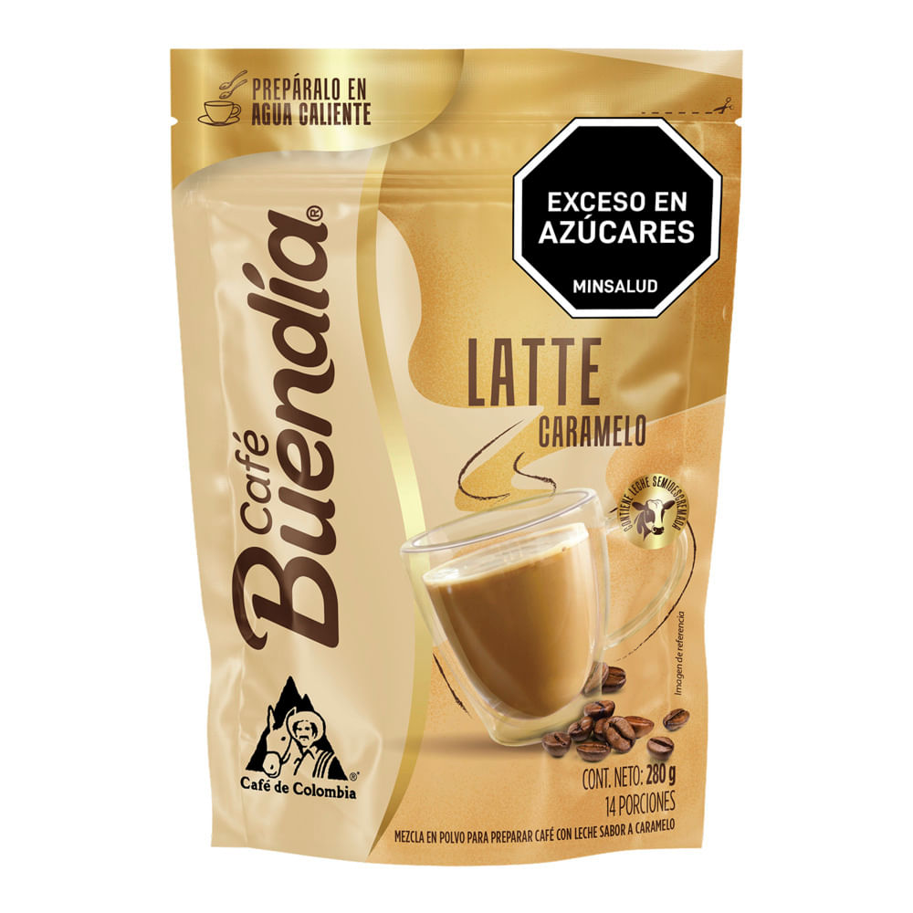 CAFE BUENDIA LATE CARAMELO*280GR
