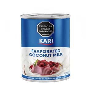 Leche Evaporada Kari*400Ml Coco