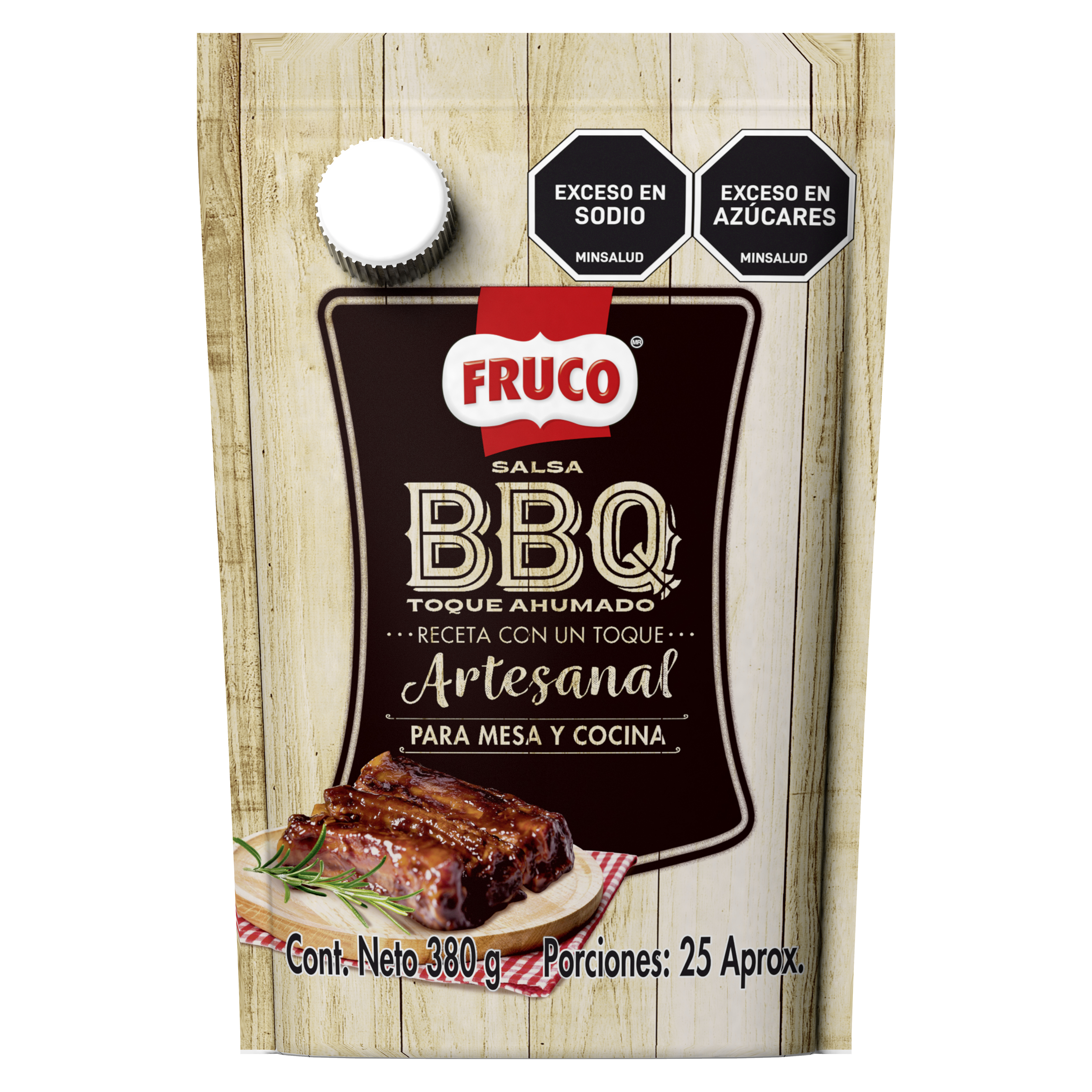 SALSA BBQ ARTESANAL FRUCO x 380GR