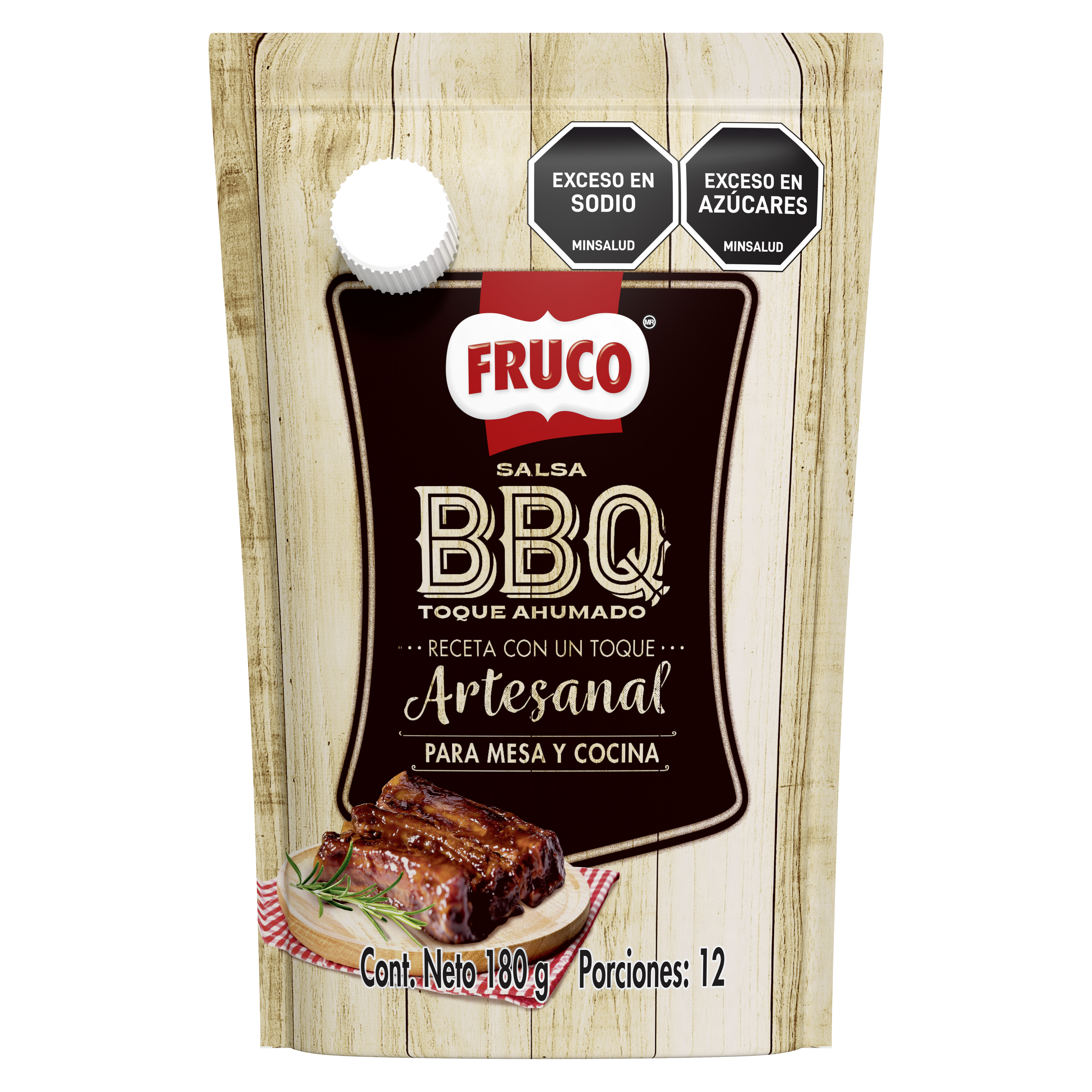 SALSA BBQ ARTESANAL FRUCO x 180GR