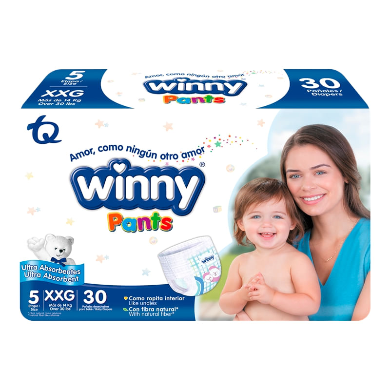 PAÑAL PANTS ET5 BOL WINNY*30UN