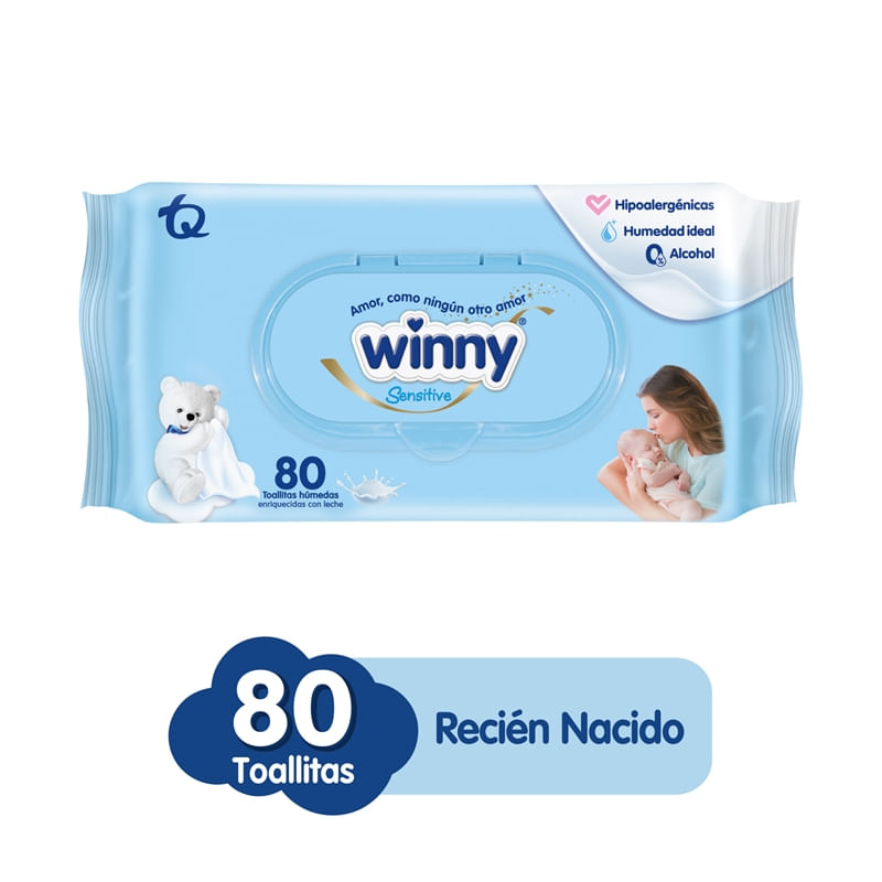 TOALLITAS WINNY RN  x 80 UND