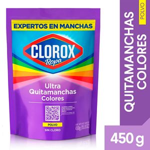 Desmanchador Clorox Ropa Color En Polvo *450G