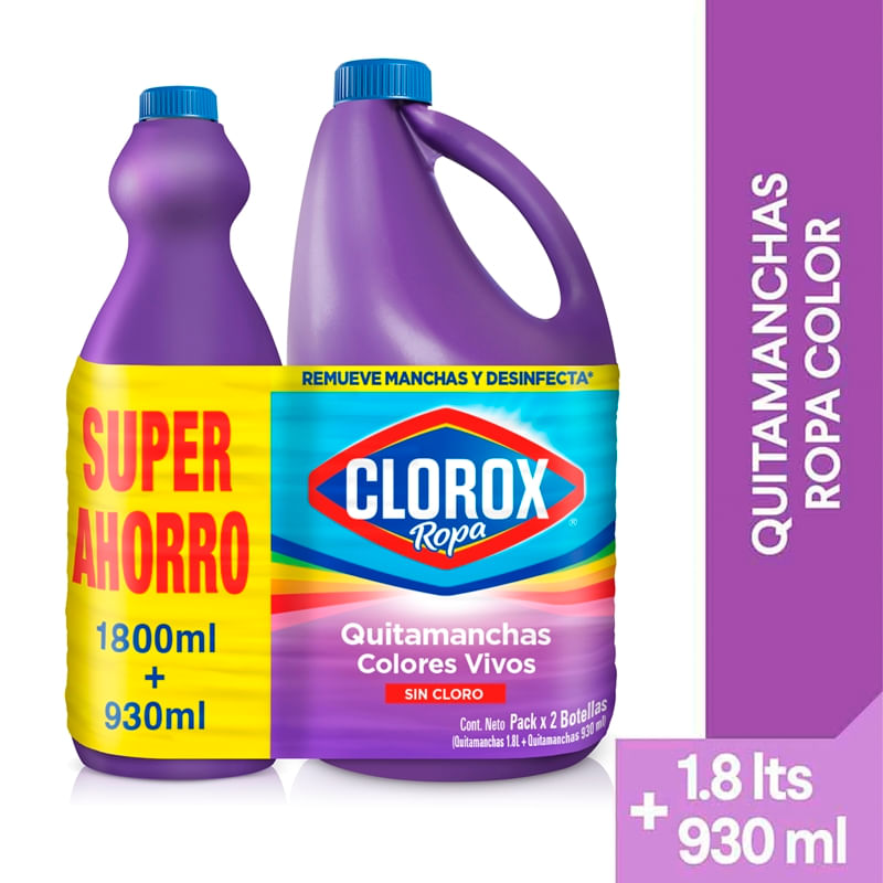 BLANQUEADOR CLOROX RC*1800ML+930 PR ESP