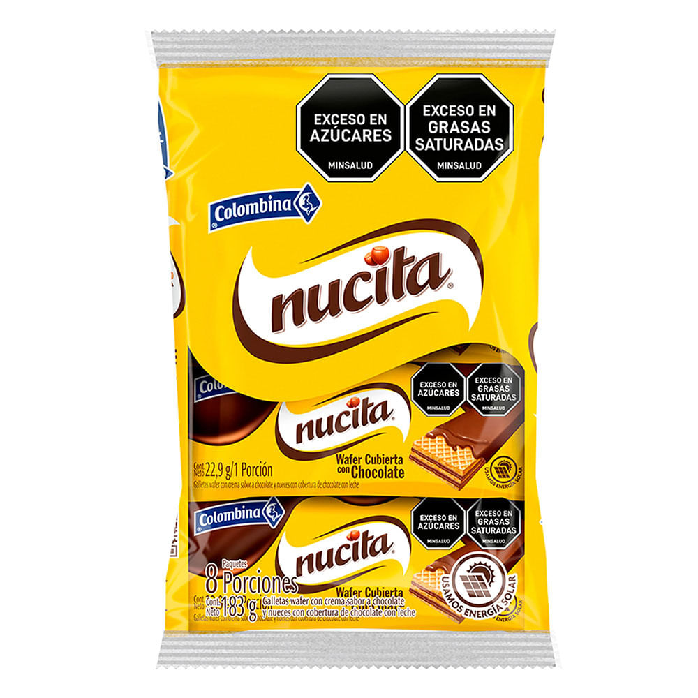 WAFER NUCITA CUB CON CHOCOLA