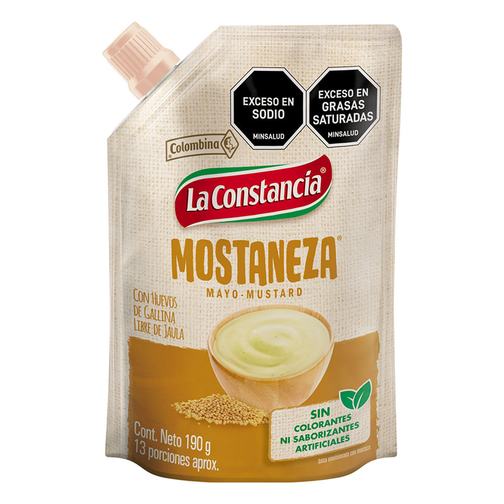 SALSA LA CONSTANCIA MOSTANEZA*190GR