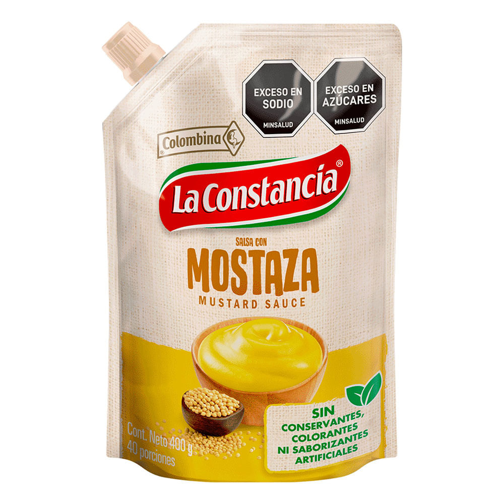 SALSA CON MOSTAZA LA CONSTANCIA X 190GR