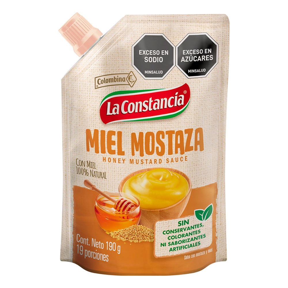 SALSA MIEL MOSTAZA LA COSTANCIA  X 190GR