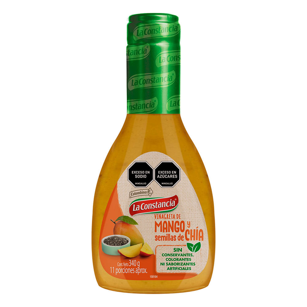 VINAGRETA MANGO CHIA LA CONSTANCIA*340GR